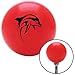 American Shifter 93637 Red Shift Knob with M16 x 1.5 Insert (Black Dolphin)