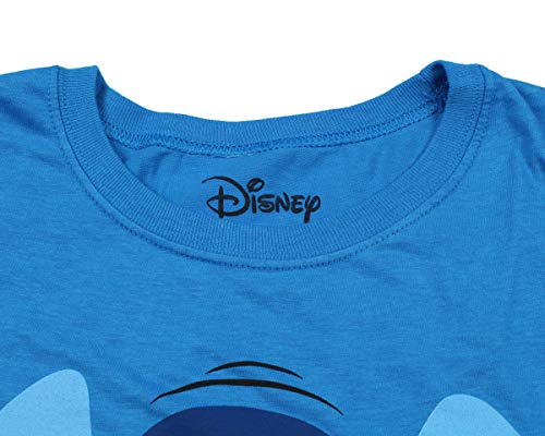 Disney Lilo and Stitch Juniors Stitch Face Character Graphic Licensed T-Shirt3