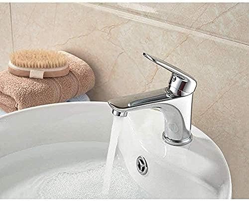 Robinet mitigeur finition chrome en laiton avec bec cascade modèle l1048 - 7