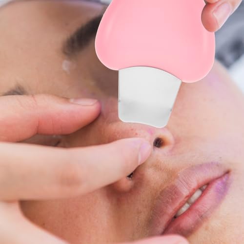 Ipetboom Espátula portátil para remoção de espinhas para esfoliante de pele, limpador de poros, ferr