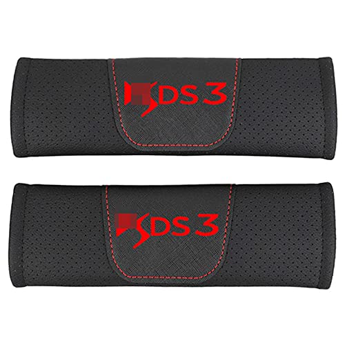 2 Piezas Hombreras De La Cubierta Del Cinturón De Seguridad Del Automóvil Para Citroen Ds3, Funda Protectora Para Cinturón De Hombro Protector Cuello Hombro Frotamiento Diseño Interior Del Coche Cover