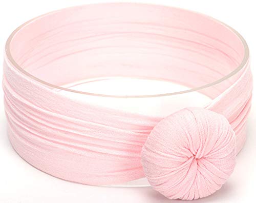 Baby Bow Headbands Turban Knotted, Girl's Hairbands for Newborn,Toddler and Childrens (Loop Bows) - Thumbnail 4