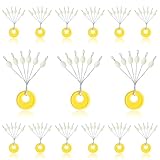 Tovbmup Gummistopper Angeln 6 in 1 Gummiperlen Angeln,Stopper Angeln,Silikonstopper,Posenstopper,Gummistopper Schnurstopper Angeln，Geeignet zum Angeln