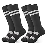 [Findway] 【2足組】 スキーソックス キッズ スキー靴下 子供 厚手 吸汗・速乾 抗菌・防臭 防寒保温 スノボー 靴下 子供 スキー用 アウトドア スポーツ 冬用 快適 耐久性 伸縮性 通気性 3歳から大人まで対応