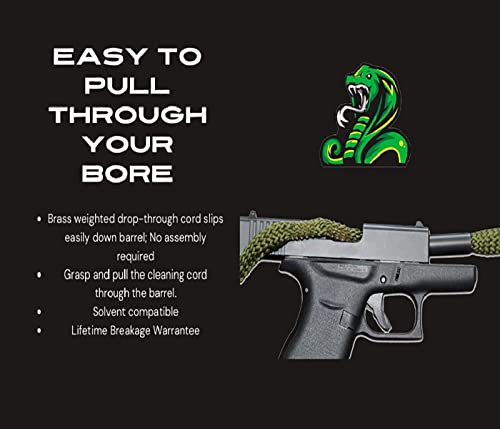 3 Pack Of 9 Mm Pistol Bore Cleaning Snakes #TOP2