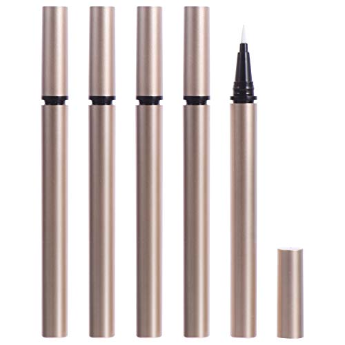 Beaupretty 5 piezas Tubo Vacío de Delineador de Ojos Recargable Contenedor de DIY para Maquillaje para Almacenar Líquido y Aceite de Uñas Diseño Práctico y Portátil