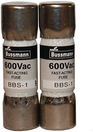 BBS-1 Fast Acting Fuse 1 Amp 600 Vac (2 Pack) QSU