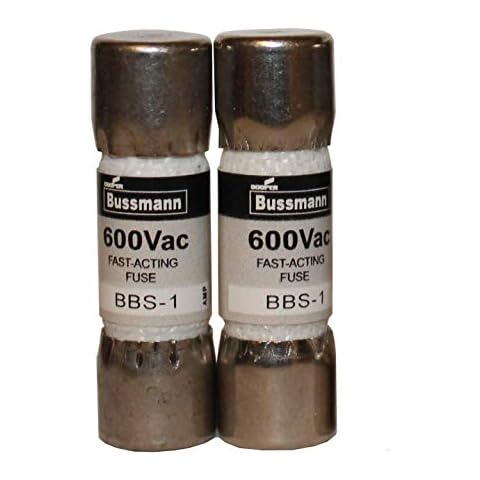 BBS-1 Fast Acting Fuse 1 Amp 600 Vac (2 Pack) QSU Cover
