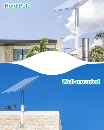 Antena parabólica, Soporte de Antena, Compatible con Starlink, Puntos de Acceso Ap CPE al Aire Libre, Estaciones meteorológicas, Puentes inalámbricos, Mangueras y Extensores Laterales - imagen 7