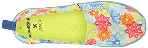 Image of TOMS Kids Tiny Foil Unicorn Tie-Dye Knit Alpargata (Toddler /Little Kid)