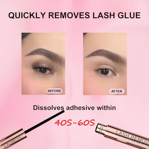 Image of Lash Remover for Lash Extensions 10ML LAUBESS Lash Glue Remover Lash Bond and Seal Remover Lash Extension Remover Lash Cluster Remover Eyelash Remover for Lash Clusters