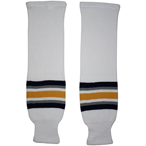TronX Buffalo Knit Hockey Socks (24 Inch - White)