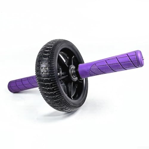 Rueda abdominal de un solo rodillo negro para ejercicio en casa 2