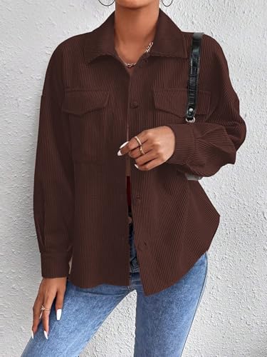 Image of GRECIILOOKS Women Poly Lycra Standard Length Oversized Jacket Korean Style Casual Outerwear | Streetwear Party Jacket with Trendy Loose Fit Casual Shirt