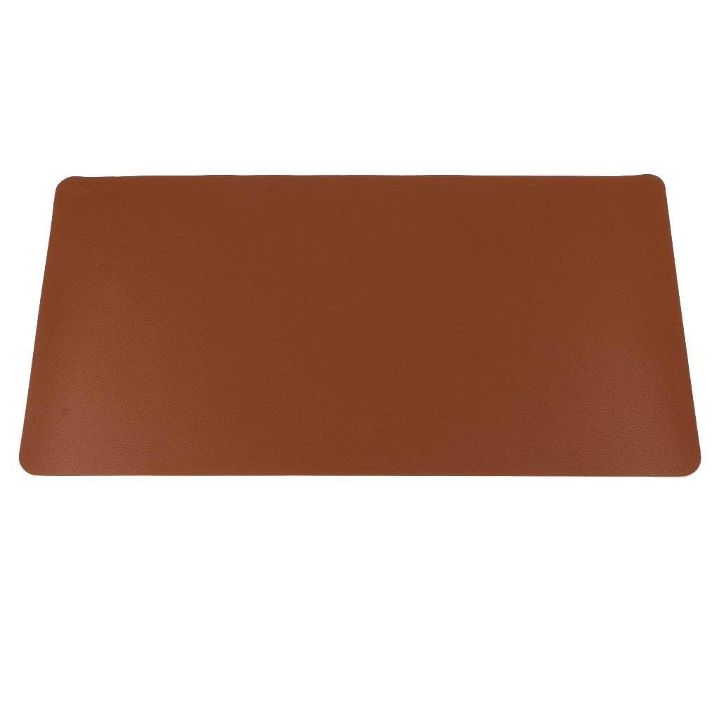 OIVO INDIA PU Vegan Leather Mouse Pad, Non-Slip, Anti-Skid, Reversible use, Single Color, Splash-Proof Suitable for Gaming, Computer, Laptop, Home & Office (90cm X 45cm Dark Brwon)-image-41