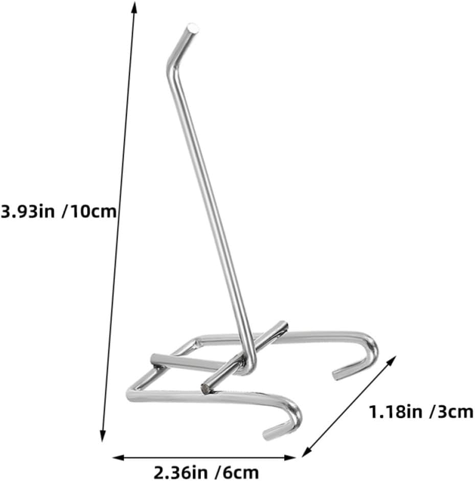PRETYZOOM 25pcs Heavy Duty Grid Wall Hooks Made of Iron with 3.3mm Thickness, Sturdy Pegboard Hanger Hooks for Exhibition Space and Retail Display Panels