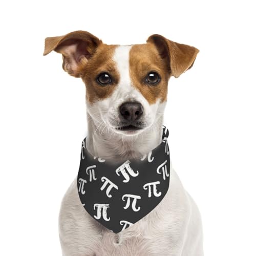 Pañuelo para perros ajustable Pi Day divertido medio miniatura 2