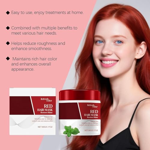 Mascarilla Roja Potenciadora de Color para Cabello Dañado miniatura 4