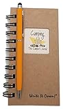 Mini Camping Log Book, RV Log Book By Journals Unlimited Including Ink Pen With Stylus