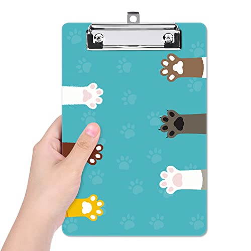 Image of Small Plastic Clipboard 6 x 9 in, Standard A5 Size Fashion Clip Board