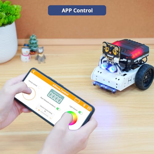 Image of LewanSoul AiNova AI Vision Robot Car for Scratch & Python Programming, Coding Robot Kit STEM Projects Educational Building Robot Open Source Smart Robotic, Standard Kit