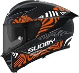 Suomy Stellar 2 Molten Casco, nero/arancione, L (59/60)