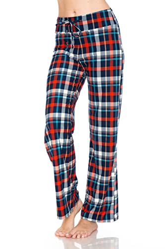 Image of Leggings Depot Women's Wide Leg Drawstring Pajama Pants for Lounge, Sleep