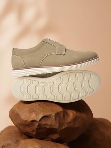 Image of Cantabil Casual Shoes for Men l Lightweight & Comfortable with Cushioned Insole PU Upper TPR Sole Lace Up Closure (P MFTW00145E)