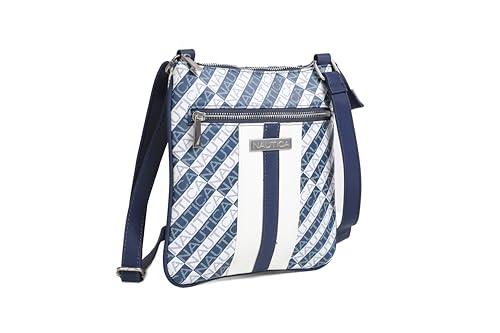 Catálogo de Ropa de Náutica para - los preferidos. 44 Nautica Lakeside Signature Print Jaquard North South - Bolso Cruzado para Mujer
