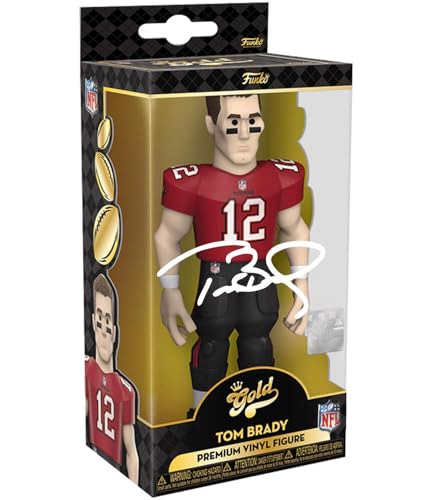 Tom Brady Gold 5 Inch Facsimile Signed Reprint Laser Autographed
