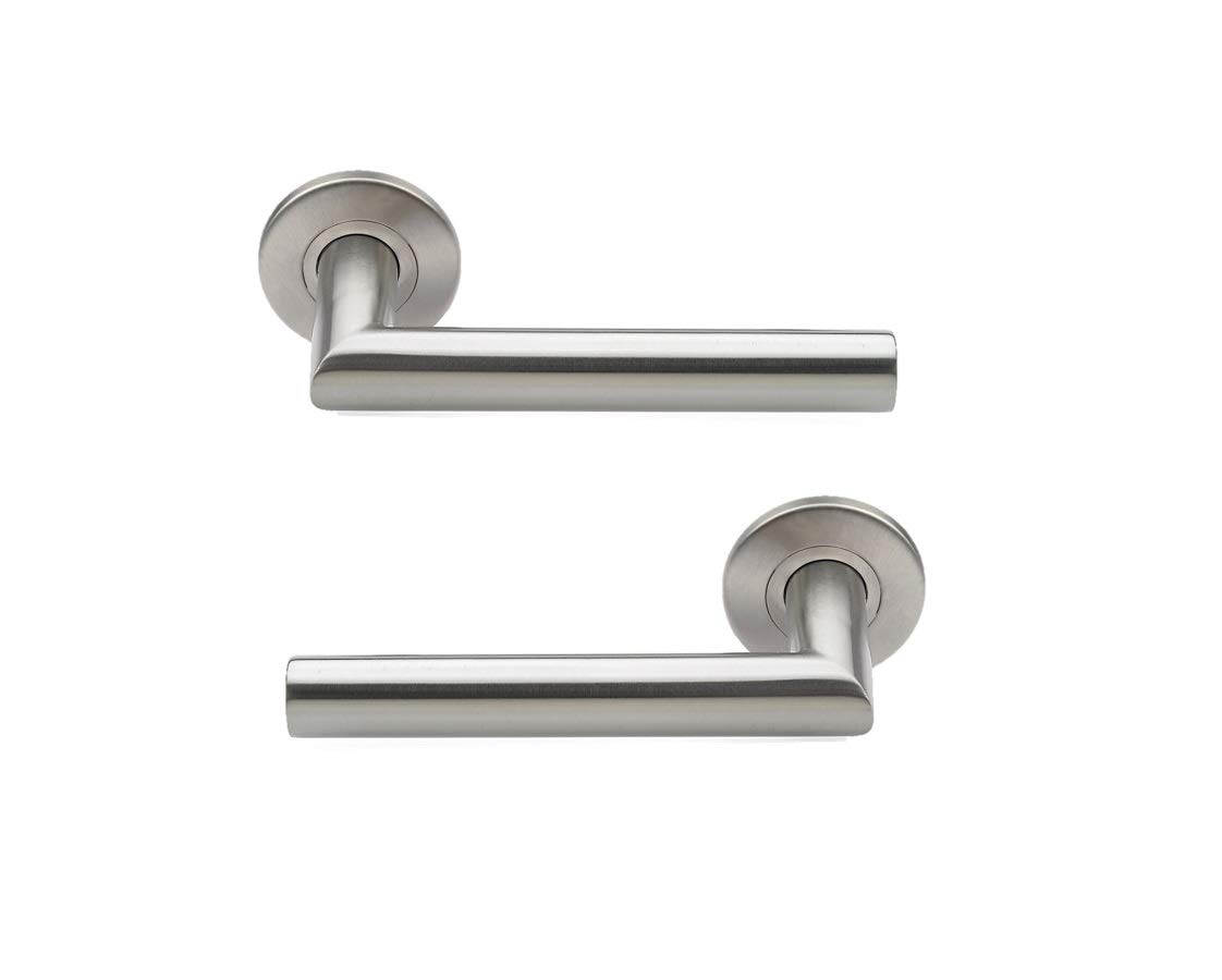 Bricard Stainlesssteel Tempo 668452 Handles On Rosette Stainless Steel