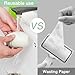 IYOOH Reusable Lint Roller Ball, Mini Travel Size Lint Roller for Clothes, On The Go Small Portable Lint Ball Remover for Clothes and Pet Hair, Extra Sticky & Washable Gel (Green)