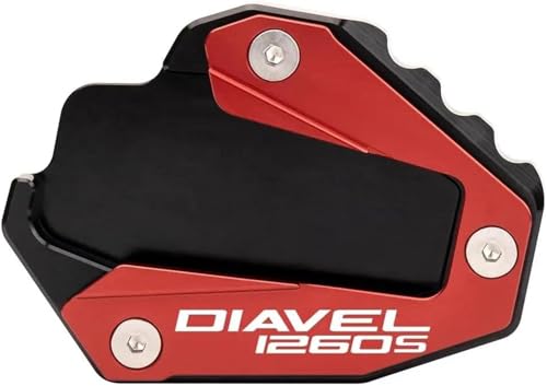 Erhöhungen Zubehör Den Motorrad Seitenständer Der Für Ducati Diavel 1260 S 2019–2024(Titanium)