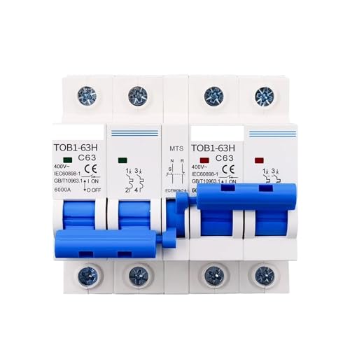 Interrupteur de transfert manuel MTS disjoncteur MCB 2P+2P AC haute isolation 50/60HZ