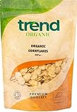 Trend Organic Cornflakes, 200g – Perfect for Refreshing Breakfast and Quick Snacking – Crispy & Light Texture - Certified Organic, Vegan, GMO-Free, No Additives No Preservatives, Raw