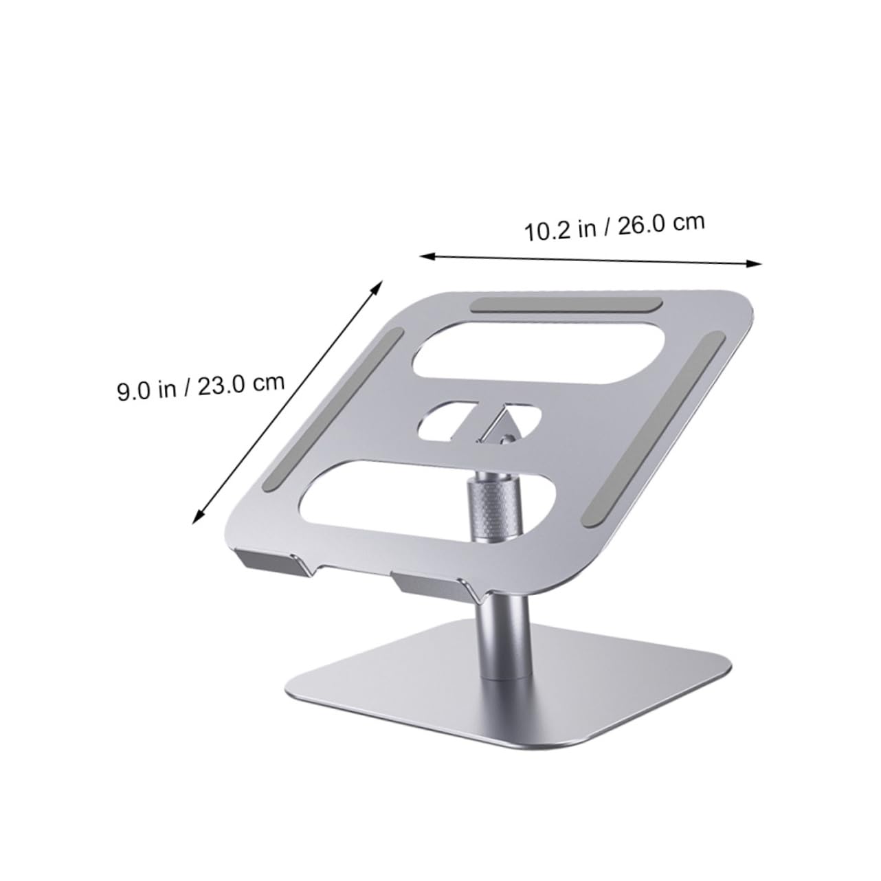 Operitacx Reggi PC Supporto per Laptop in Lega di Alluminio, Design Ergonomico e Area Ampia Sagomata, per Ufficio e Dissipazione del Calore