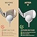 Golf Club Cleaning Kit 3-in-1 with Golf Club Cleaner Brush, Towel and 200g Golf Club Polish - Golf Club Care Kit for Instant Groove Rust & Scratch Remover - Golf Accessories for Men