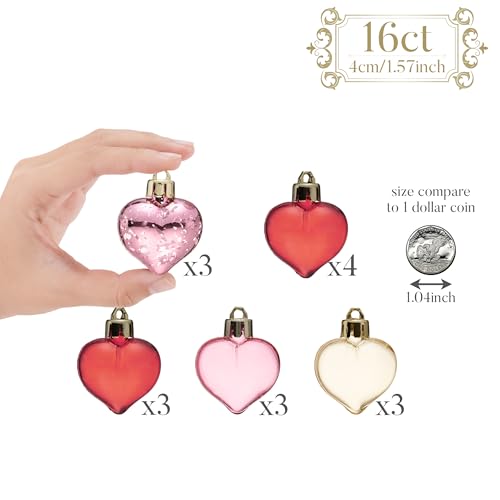 Décorations en cœur rose et rouge à offrir pour célébrer l'amour