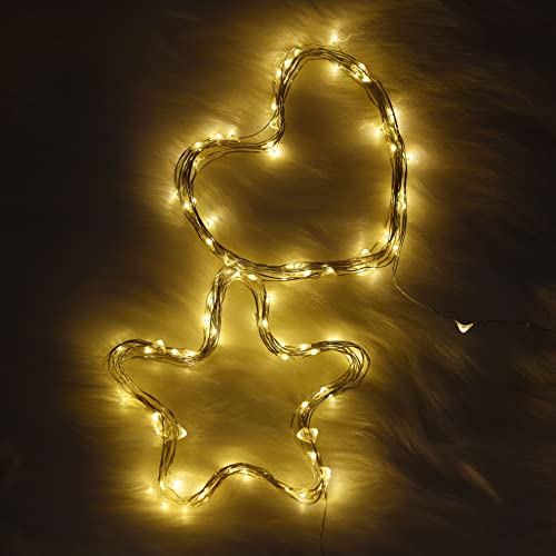 Karlling Usb Plug In Led Fairy Lights,50 Led Bulbs 16 Ft Silver Wire Starry String Lights For Bedroom Patio Garden Party Wedding Commercial Lighting (Warm White) #TOP2