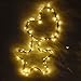 Karlling USB Plug in LED Fairy Lights,50 LED Bulbs 16 Ft Silver Wire Waterproof Starry String Lights for Bedroom Patio Garden Party Wedding Commercial Lighting (Warm White)
