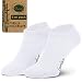 Produktbild Piarini 6 Paar Bambus Socken Sneaker Socken Herren Damen dünne atmungsaktive diabetiker Füßlinge Gr. 39 40 41 42 weiß