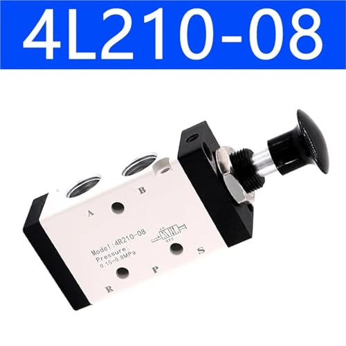 Vanne pneumatique 4L210-08 à commande manuelle pour contrôle précis