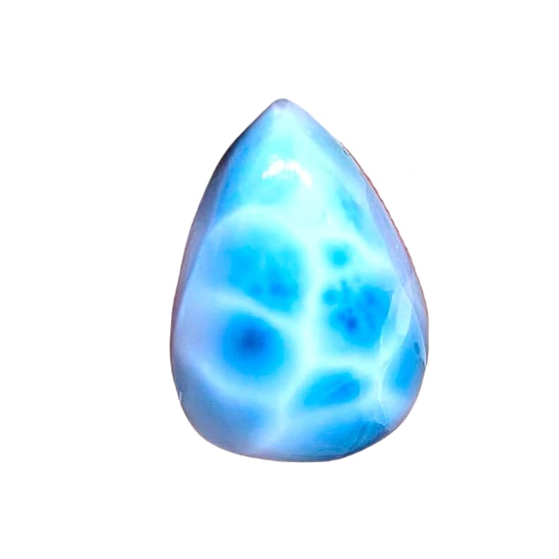 Larimar naturel poire 20x14mm pour fabriquer un cadeau fait main unique