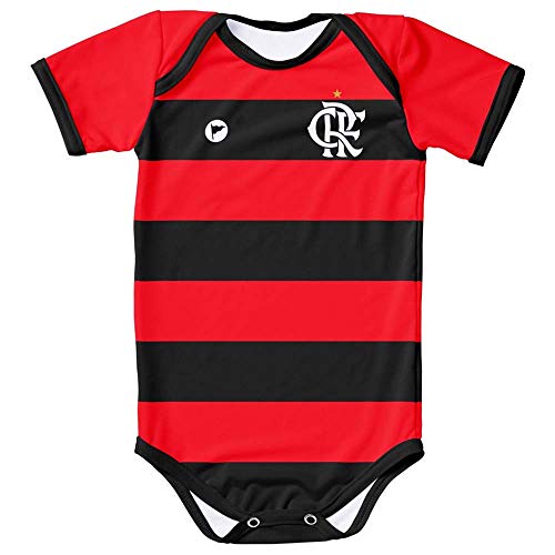 Body Flamengo Bebê Listrado Proteção UV Torcida Baby 2
