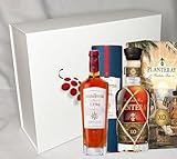 VINADDICT Geschenkset Premium Rum, 2 Flaschen Santa Teresa 1796 & Plantation XO 20th Anniversary, 70cl, 40% Alkohol