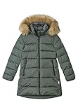 Reima Girls Lunta Winter Jacket Grün, Mädchen Daunen Ponchos und Capes, Größe 152 - Farbe Thyme Green