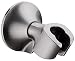 Handheld Shower head Holder - Dual Positions - Wall Suction Bracket - No Tools Required (Brushed Nickel Finish)