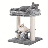 PETEPELA 19" Scratching Post, Cat Tree T...
