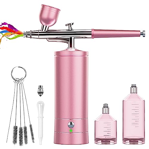 Kit compressor de aerógrafo sem fio recarregável para aerógrafo - Escova de ar sem fio de pistola de