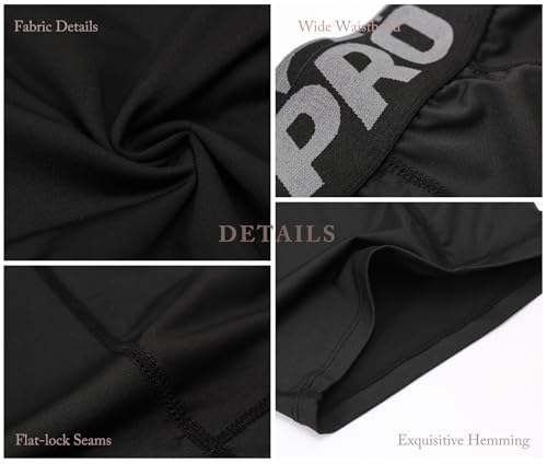 Short de compression homme séchage rapide et haute performance en lot - 4